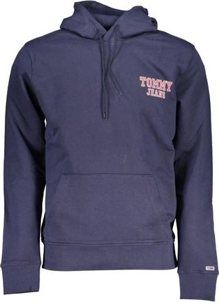 Tommy Hilfiger Hoodies & sweatvesten, Heren, Blauw, L, Katoen, Hooded Sweatshirt