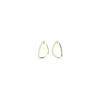 Self Portrait Womens Gold Brass Earrings
