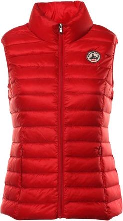 Jott The Ally Sleeveless Down Jacket - Dames - Bodywarmers - Rood - L - Leer - Jassen