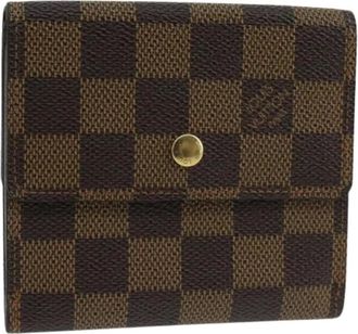 Louis Vuitton Pre-owned Wallets, female, Brown, Size: ONE SIZE Pre-owned Elise Wallet