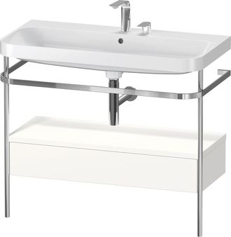 Duravit Set C-bonded Duravit Happy D.2 Plus Con Consola Met&aacute;lica Y Caj&oacute;n