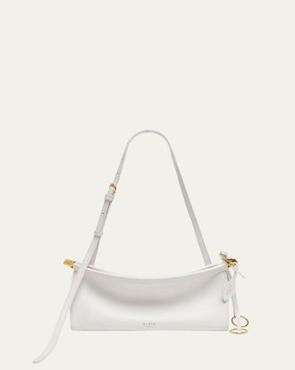 Alaia Le Click Small Shoulder Bag in Glossy Leather