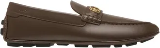 Bally Keeper Calf Plain Leather Loafers, Brand Size 7 ( US Size 8 )