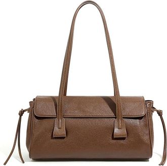 Generic JCVBN Womens Shoulder Bag Large Capacity Cowhide Luxury Handbag Long Strip Black Womens Bag Female