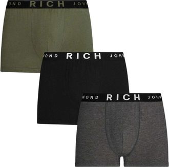 John Richmond Tripack Boxer Low Waist - Heren - Onderbroek - Veelkleurig - 2XL - Katoen - Ondergoed