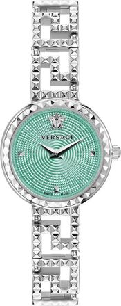 Versace Greca Goddess Bracelet Watch, 28mm in Stainless Steel at Nordstrom