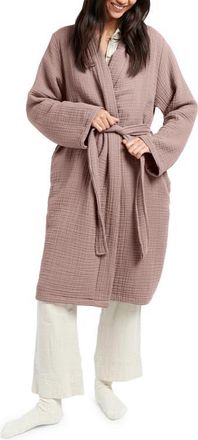 Parachute Gender Inclusive Cloud Cotton Robe in Clover at Nordstrom, Size X-Small