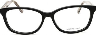 Tommy Hilfiger TH2108 Acetate Cat-Eye Eyeglasses - Black