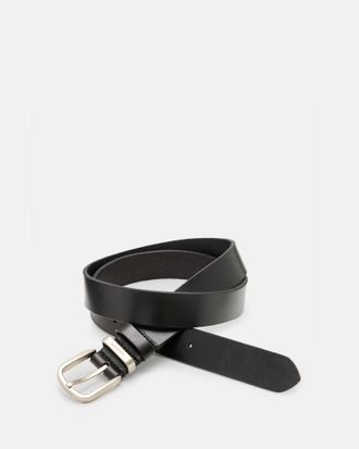 AllSaints Angus Leather Belt