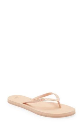 Stuart Weitzman Embossed Flip Flop in Poudre at Nordstrom Rack, Size 12