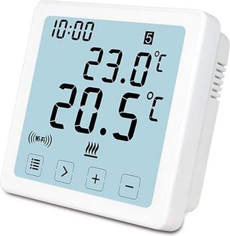 Avidsen Avidsen - Termostato Digitale Touchscreen Wi-Fi Programmabile 103955 Italia