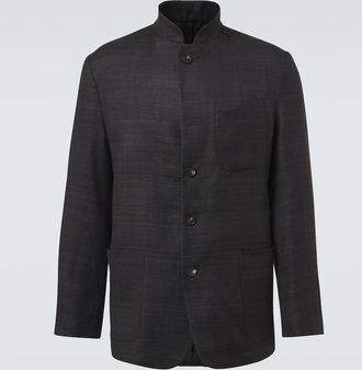 Saman Amel Nehru silk jacket