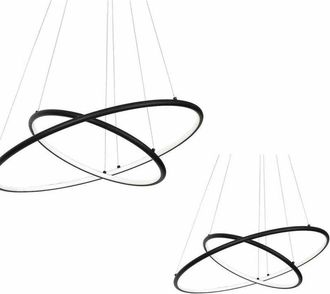 Milagro Milagro - l&aacute;mpara colgante orion negra 53W led