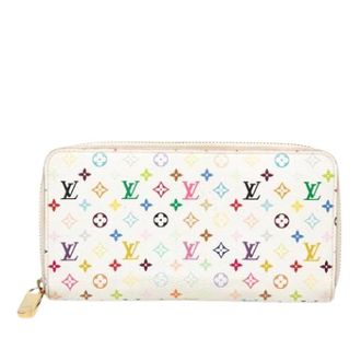 Louis Vuitton Pre-owned Wallets, female, Multicolor, Size: ONE SIZE Pre-owned Monogram Multicolore Zip Around Wallet