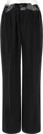 Maison Margiela Black Copper Casual Womens Pants