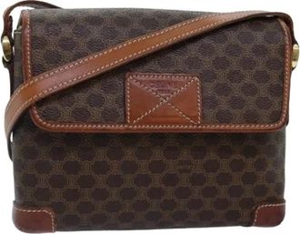 Celine Pre-owned Cross Body Bags, female, Brown, Size: ONE SIZE Pre-owned Vintage Shoulder Bag