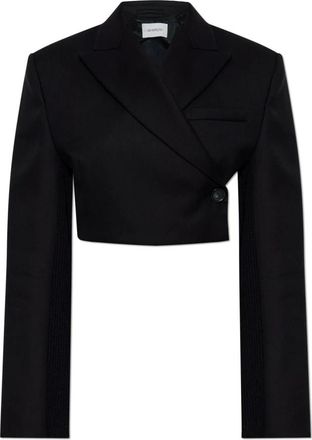 Sportmax Jassen, Dames, Zwart, S, Katoen, Korte jas Gavino