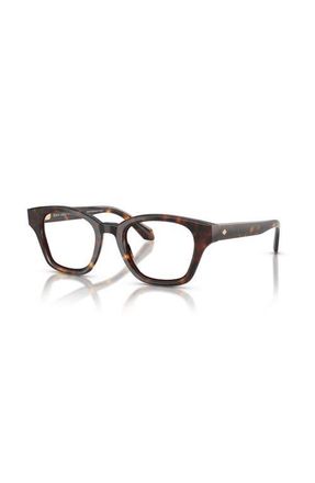 Giorgio Armani 47mm Rectangle optical glasses in Tortoise at Nordstrom
