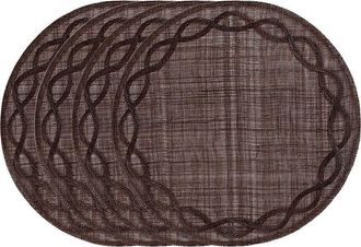 Juliska Tuileries Garden Set of 4 Placemats in Walnut at Nordstrom