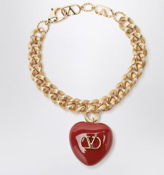 Valentino Garavani Coer Royal gold-tone metal bracelet