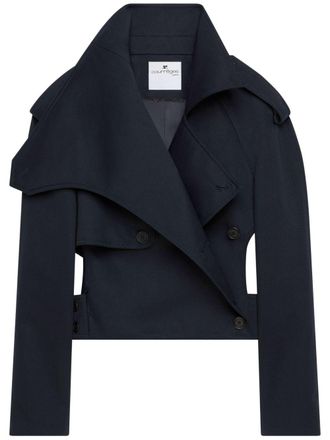 Courr&egrave;ges Oblique trenchcoat - Blauw