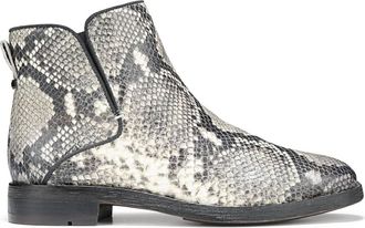 Franco Sarto Womens Marcus Booties In Grey Snake Print