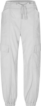 Moncler Logo Cargo Broek - Dames - Sweatpants - Grijs - XS - Katoen - Broeken