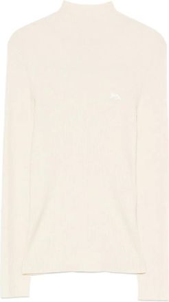Maison Kitsuné Top met col - Beige