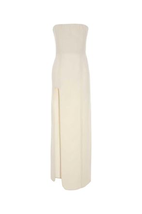 Stella McCartney Witte Wollen Lange Jurk