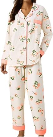 Generic Pyjamas for Women 2 Piece Outfits Womens Fashion Lounge Nightwear Cotton-Like Ladies Pyjamas Sleep & Lounge Women Skin-Friendly Casual Classic Leisure