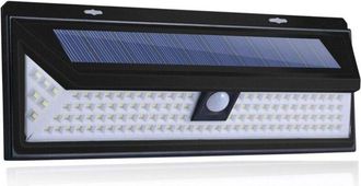 OEM Aplique Solar De Pared - L&aacute;mpara Solar De 118 Led, 1000 L&uacute;menes, Sensor De Movimiento Pir, Resistente Al Agua Ip65, Para Exteriores Y Jard&iacute;n