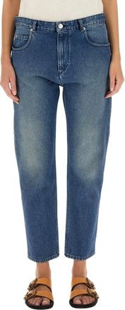 Isabel Marant Nea Cropped Jeans - Jeans - Mujer - Azul - S