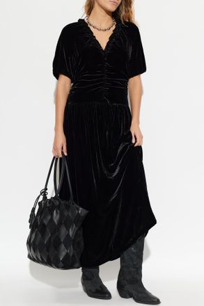 Baum Und Pferdgarten Velvet Dress Abelline, Womens, Black