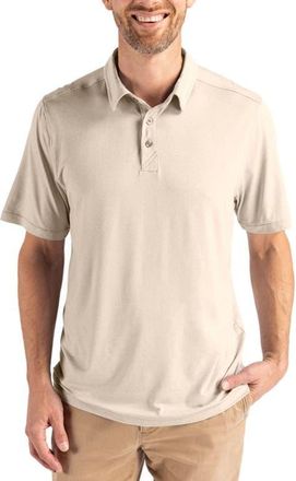 Cutter & Buck Coastline Epic Comfort Polo in Wheat at Nordstrom, Size Xxx-Large