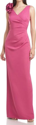 JS Collections Anais Gown In Rose Violet