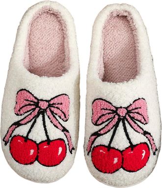 Generic home slippers for women House Slippers for Women,Fuzzy Mens Slippers,Casual House Shoes Memory Foam Womens Slippers Outdoor Indoor Warm Plush Bedroom 