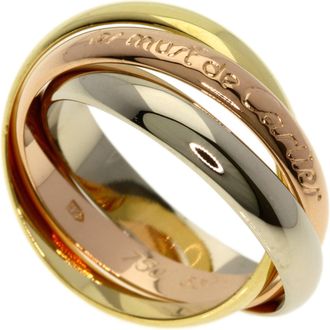 Cartier Trinity Yellow Gold (18K) Pink Gold (18K) White Gold (18K) Band Ring (Pre-Owned)