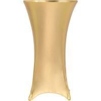 OEM 2 Tovaglie Elasticizzate Dorate 80 Cm - Crezuo