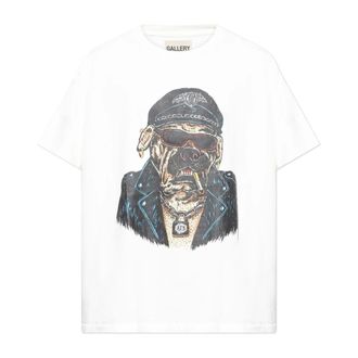 Gallery Dept. T-Shirts, male, White, M, Printed T-Shirt