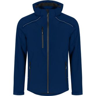 Promodoro Chaqueta De Softshell De Invierno. Azul Marino. Talla L