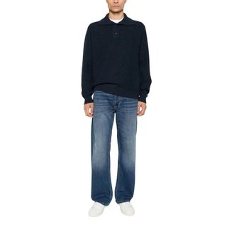 Calvin Klein Hombre, Jerseys, Azul, Talla: S