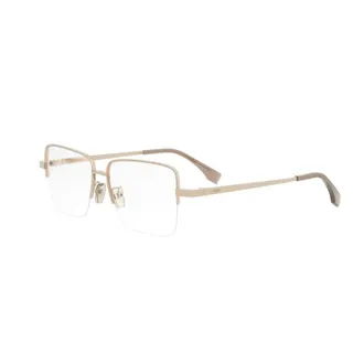 Fendi Accessoires, unisex, Geel, ONE Size, Fe 50107F Optisch Montuur