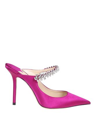 Jimmy Choo London bing 100 mule in boysenberry satin