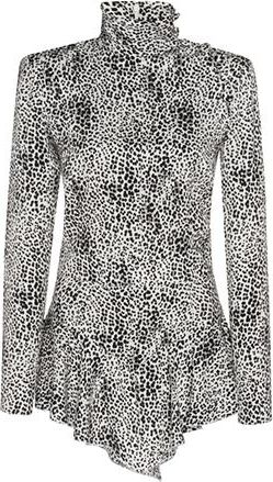 Alessandra Rich Silk Jacquard Leopard Skater Dress Size S