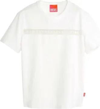 Diesel Tops, Heren, Wit, S, T-Shirts