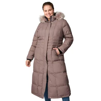 Free Country Womens Plus Size Full Length Splendor Down Jacket