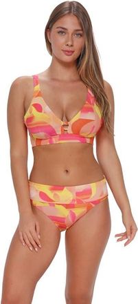 Sunsets Natalie Bikini Swimsuit Top - D Cup in Dreamsicle Crepe at Nordstrom, Size 32
