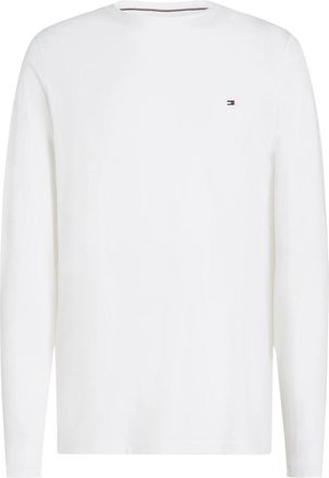 Tommy Hilfiger Long Sleeve Tops - Heren - Longsleeves - Wit - XL - Katoen - Tops