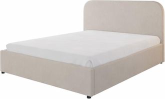 Concept Usine Cama con canap&eacute; abatible 140x190cm de terciopelo beige