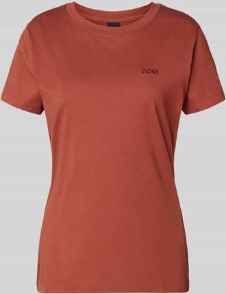 Boss Orange by Hugo Boss BOSS Orange Regular Fit T-Shirt aus reiner Baumwolle Modell ESOGO in Rostrot, Gr&ouml;&szlig;e XL